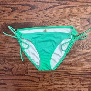 NWOT Victoria's Secret Mint Green Hipster Low-Rise Bikini Bottom w/Ties Size M
